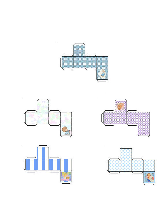 printable miniature square boxes